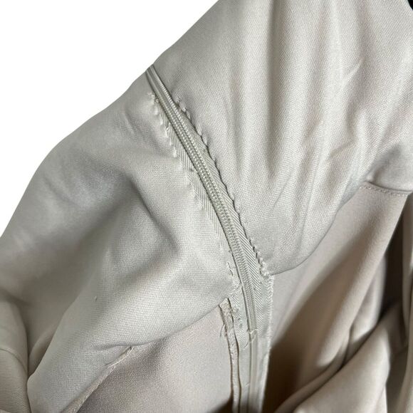 BHLDN Cali Satin Cowl Neck Slip Dress Champagne Women’s Size 14 Midi - Picture 14 of 14